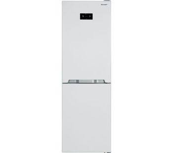 SHARP SJ-BA33IHXW2 50/50 Fridge Freezer - White, White