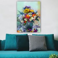 pintura decorativa lienzo 46180573670100 multicolor 70x100 cm