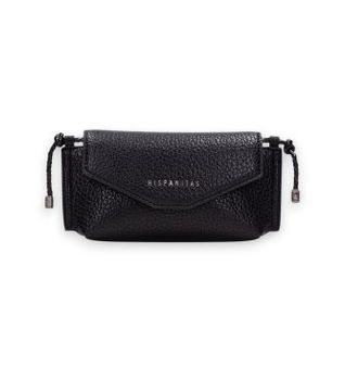 Hispanitas para mujer. BI265024 Bolso Bandolera Grabado negro (OSFA), Casual, Poliuretano