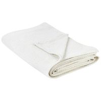 colcha con patron liso cubrecama algodon 220 x 200 cm beige claro ragala