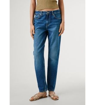 Pepe Jeans para mujer. PL2045914A3 Jeans Tapered Violet azul (27/30), Casual, Algodón, Denim
