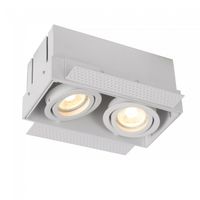 empotrable de techo trimless gu10 2 luces