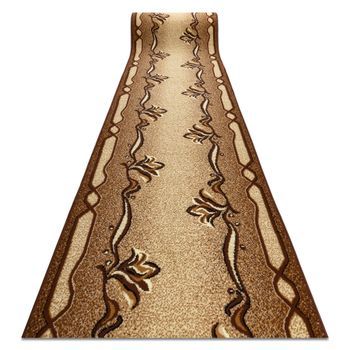 Alfombra De Pasillo Bcf Krzyś Marrón 70 Cm 70x550 Cm