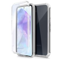 cool funda de silicona 3d transparente frontal  trasera para samsung a556 galaxy a55 5g
