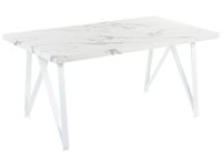 mesa de comedor de derivado de madera 6 personas l160