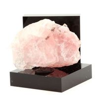 rose fluorite - piedra natural de francia chamonix haute -savoie - cristal de curacion y proteccion color rosa unico - 3204 ct - certificado de