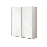 armario de puertas correderas y diseno practico 150x200 cm blanco