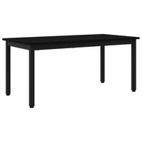 mesa de centro 100x50x45 cm metal - negro