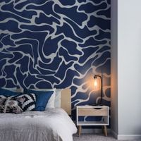 papel pintado panoramico oceania azul 340 x 250cm