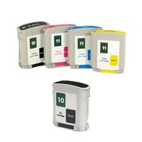 compatible multipack hp business inkjet 2300dtn printer ink cartridges 5 pack -c4844a