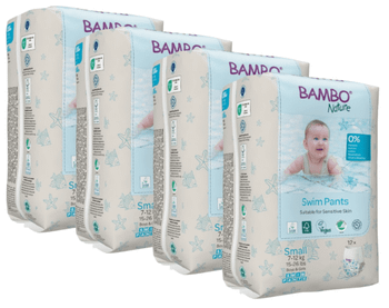 Bambo Nature Pañales Baño T-S (7-12 Kg) 4x12 uds