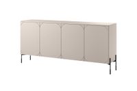 aparador de 4 puertas con pie de metal cachemir 204x90 cm