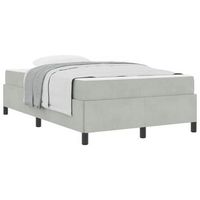 estructura de cama blanco gris claro y blanco 120 x 200 cm