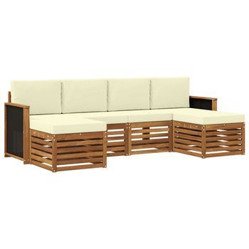 Conjunto De Sofás De Exterior 5 Uds. Vidaxl