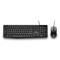 combo tecladoraton ngs cocoa kit v2 usb negro