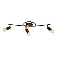 roger - foco de techo de metal color negro 67 cm e27 max 25 w