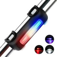 cansses luz trasera para bicicleta con bateria de 500mah 7 modos de luz recargable por usb impermeable ligera para