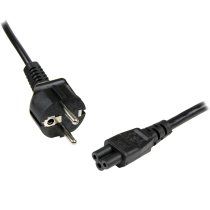 StarTech.com Cable de 2m de AlimentaciÃ³n para PortÃ¡tiles, Enchufe UE a C5, 2,5A 250V, 18AWG, Cable de Repuesto para Cargador, Cable Hoja de TrÃ©bol Mickey Mouse, Cable para Europa, UL