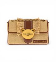 rue madam paris para mujer 1574 bolso teddy con flechos marron osfa casual poliuretano