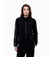 ea7 para mujer 7w000959af12501 chaqueta logo series negro m casual deportivo poliester reciclado