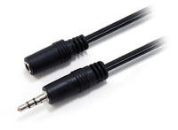 cable audio mini jack 35mm macho-hembra 25metros equip