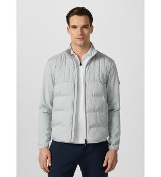 Hackett London para hombre. HM5800123 Sudadera Hs Solstice Hybrid gris (L), Casual, Poliéster