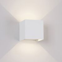 aplique de exterior led davos 4000k 2x6w