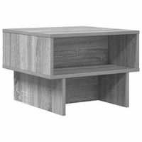 mesa de centro 48x46x35 cm madera - gris