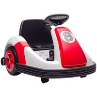 aiyaplay coche de choque infantil 6v rotacion a 360 coche de choque electrico infantil con doble motor musica y claxon   aosom espana