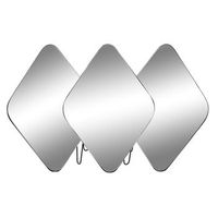 espejo metal 110x6x70 negro