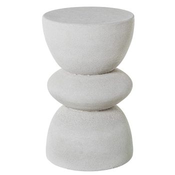 Pedestal ceramica 50cm beige arena