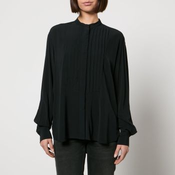 Marant Etoile Amel Pleated Chiffon Blouse - FR 34/UK 6
