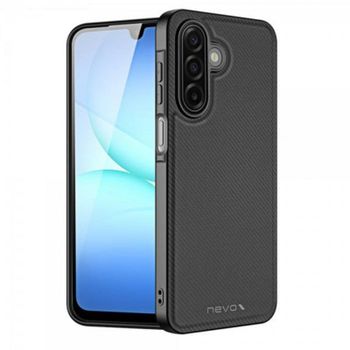 Funda antigolpes Nevox StyleShell NYLO para móvil, Nailon negra para iPhone, TPU, resistente a manchas