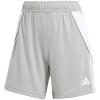 adidas short short tiro 24 gris para mujer