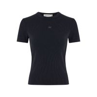 calvin klein jeans camiseta con logo negra j20j225244-pt2