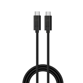 Ewent Cable Carga Rápida USB-C PD 60W 1m Negro