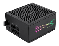 fuente alimentacion 650w aerocool luxprorgb650m 80 plus bronze fully-modular negro