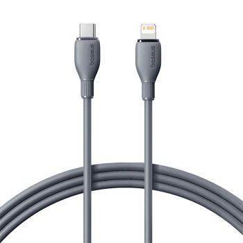 Baseus Ultra-Rápido Serie PD20W Cable Tipo-C a iP Transmisión de Datos de Carga Rápida Reforzada Núcleo de Cobre 1M de L