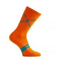 calcetin sporcks allos orange merino talla s 38-40