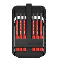 wiha juego de bits slimbit electric en surtido de 7 uds incl caja de slimbits 44366