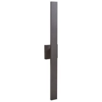 Lámpara De Pared Led De Metal Negro 89 Cm Aplique Moderno Exterior Melgam