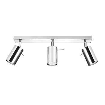 Lámpara de techo cromo acero alt. 16 cm