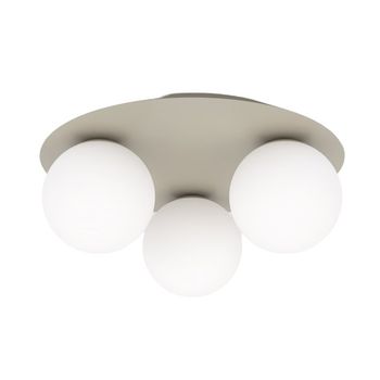 Lámpara de techo maru moca opal (3 luces)