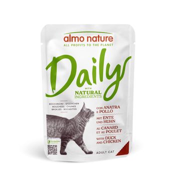 Almo Nature Daily Menu 24 x 70 g - Pack Ahorro - Pato y pollo