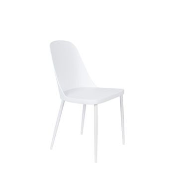 Silla de polipropileno blanco