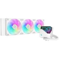deepcool lt360 white argb kit de refrigeracion liquida 360mm blanco