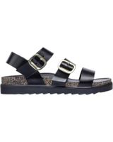 de yokono sandalias negras planas negro