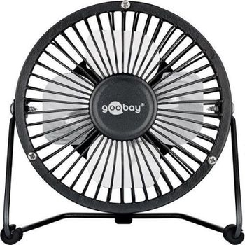 Goobay Ventilador Sobremesa USB Negro
