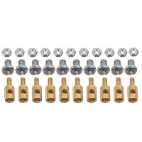 50pcs 18mm conectores de varilla de empuje ajustables y topes de enlace para aviones rc