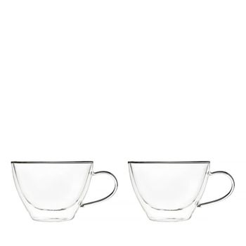 Tazas de chocolate caliente de doble pared 370ml - lote de 2